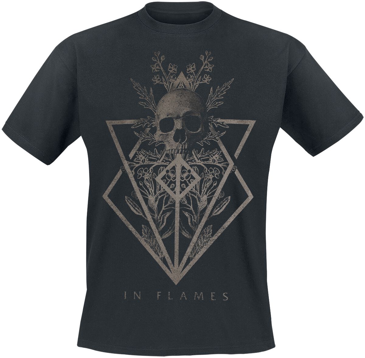 In Flames Skull - Heavyweight T-Shirt black - Image 2