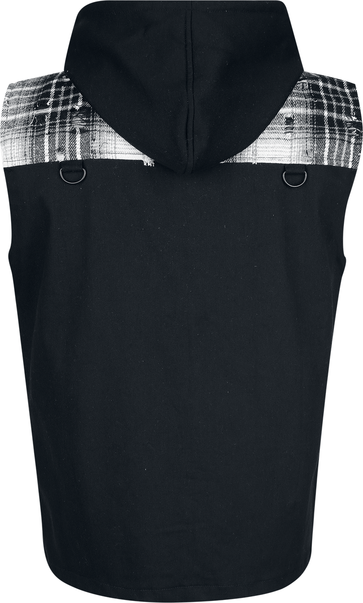 Vixxsin Men's Luther Vest black/white Vest black grey white - Image 3