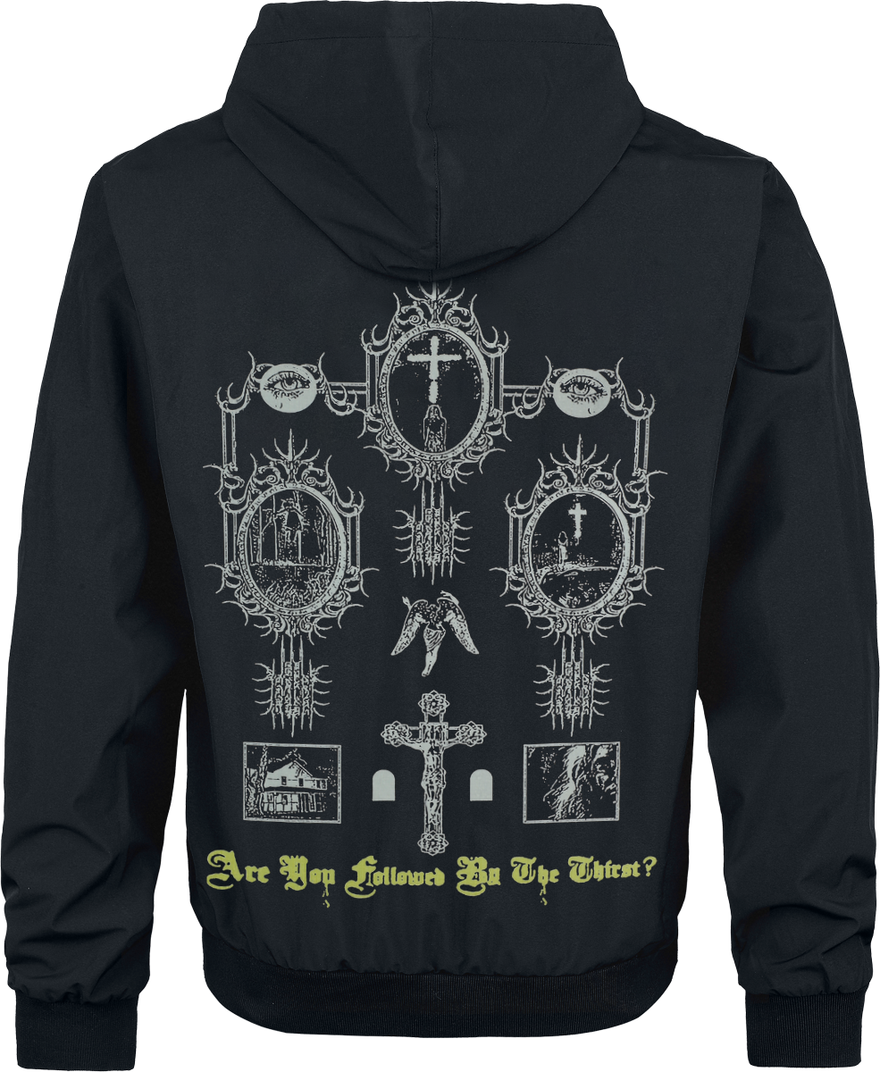 Knocked Loose Logo Windbreaker black - Image 3