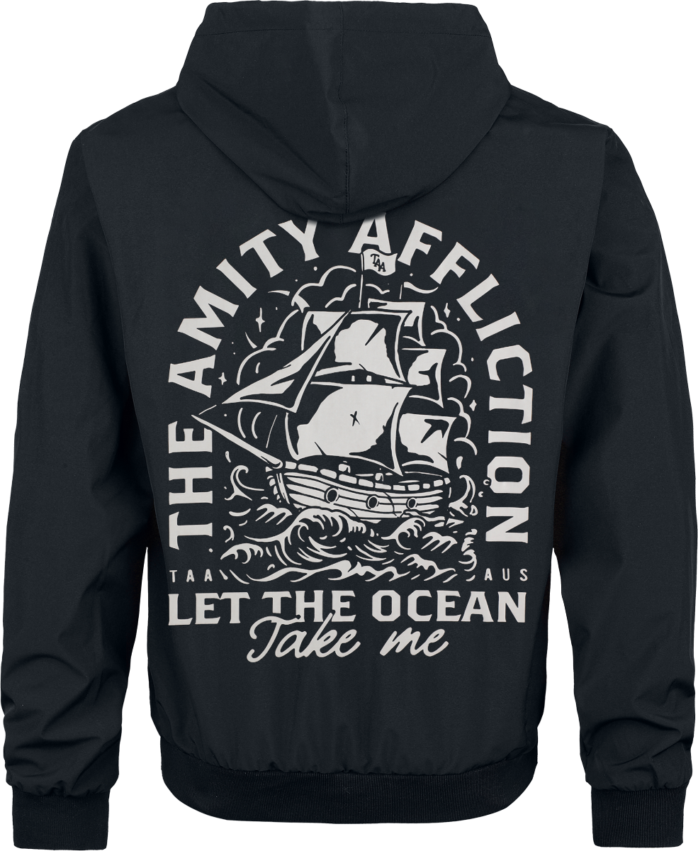 The Amity Affliction Logo Windbreaker black - Image 3
