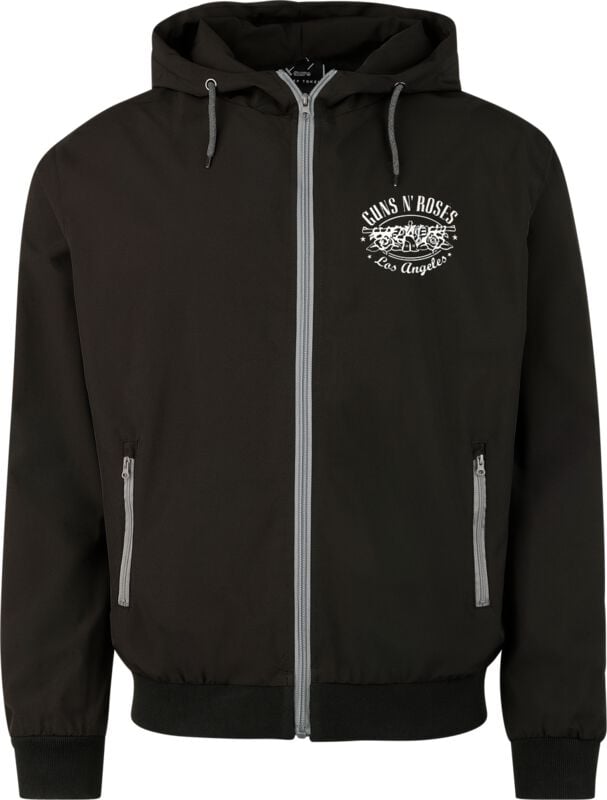 Guns N' Roses Paradise City Label Windbreaker black - Image 2