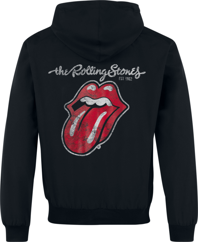 The Rolling Stones Vintage Tongue Windbreaker black - Image 3