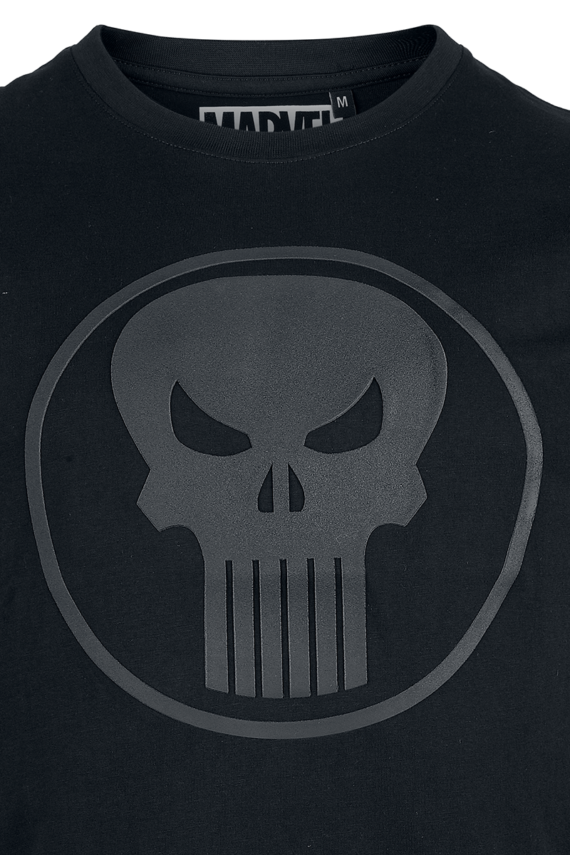 The Punisher Skull Logo T-Shirt black - Image 3
