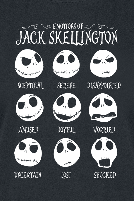 The Nightmare Before Christmas Disney - Jack Skellington T-Shirt black - Image 3