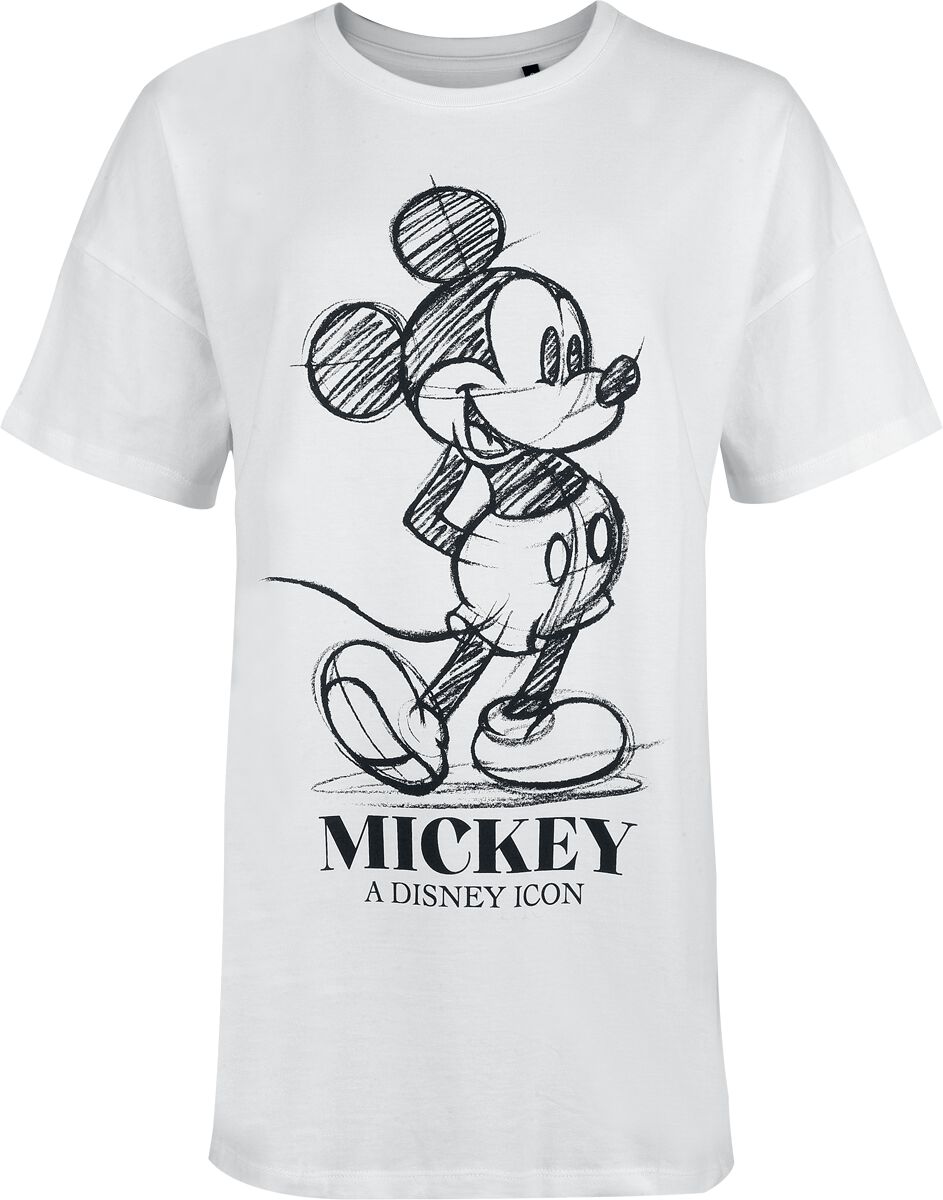 Mickey Mouse Mickey Mouse - Icon - Oversized Oversized T-shirt white - Image 2