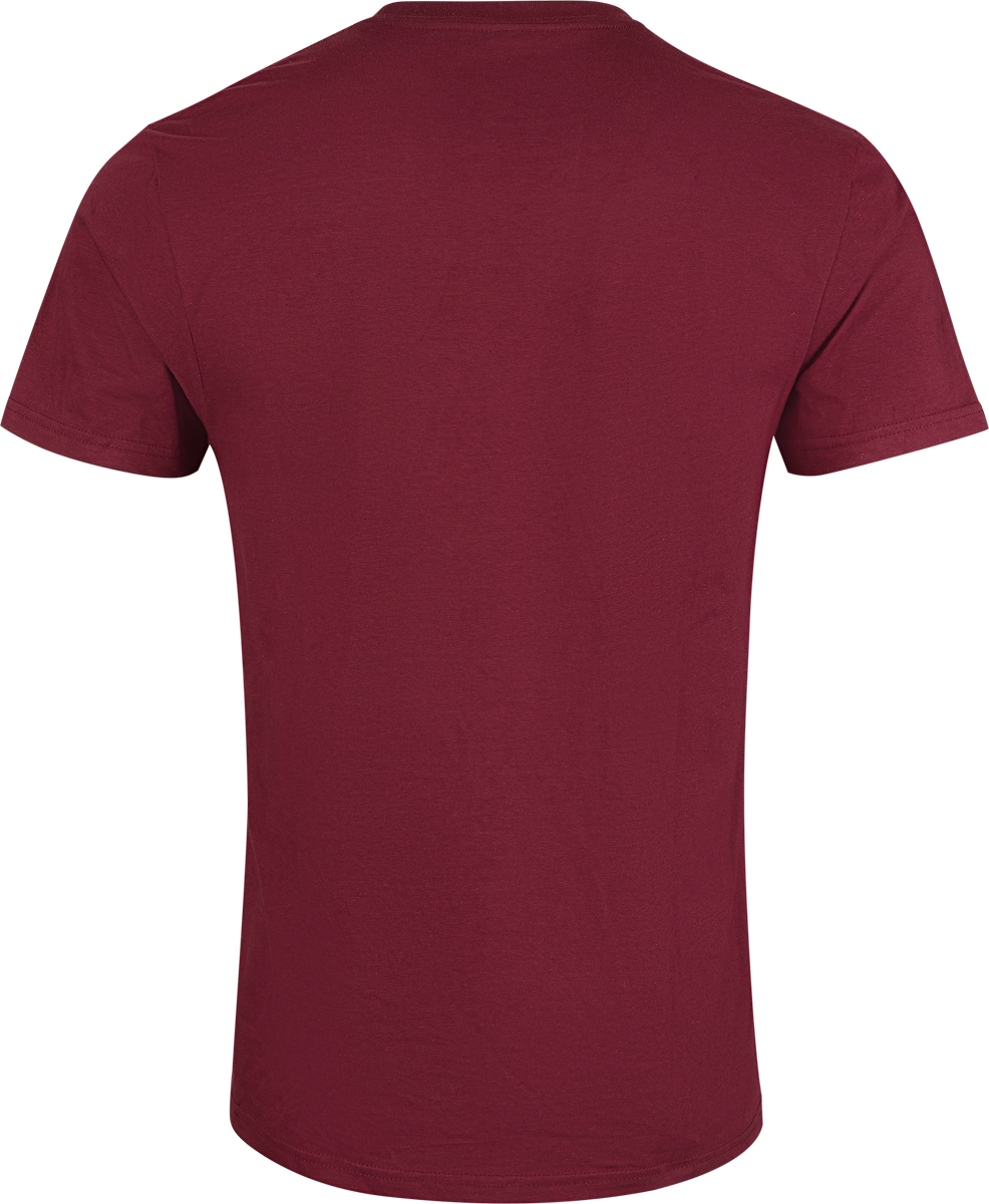 Iron Man Head T-Shirt dark red - Image 3