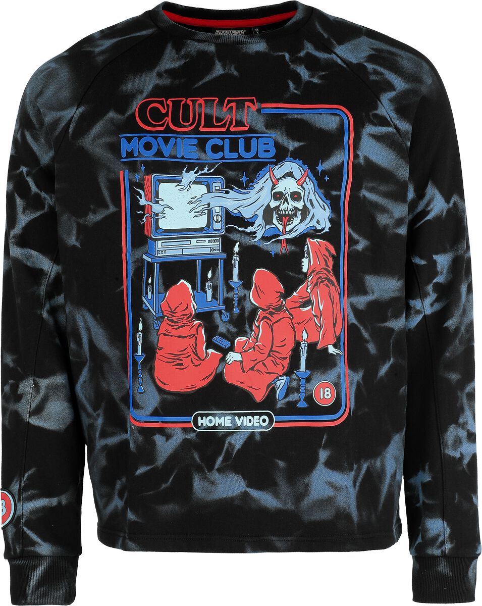 Steven Rhodes Cult Movie Club Sweatshirt blue black - Image 2