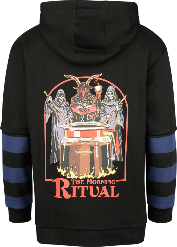 Steven Rhodes The Morning Ritual - Oversized Hoodie blue black - Image 3