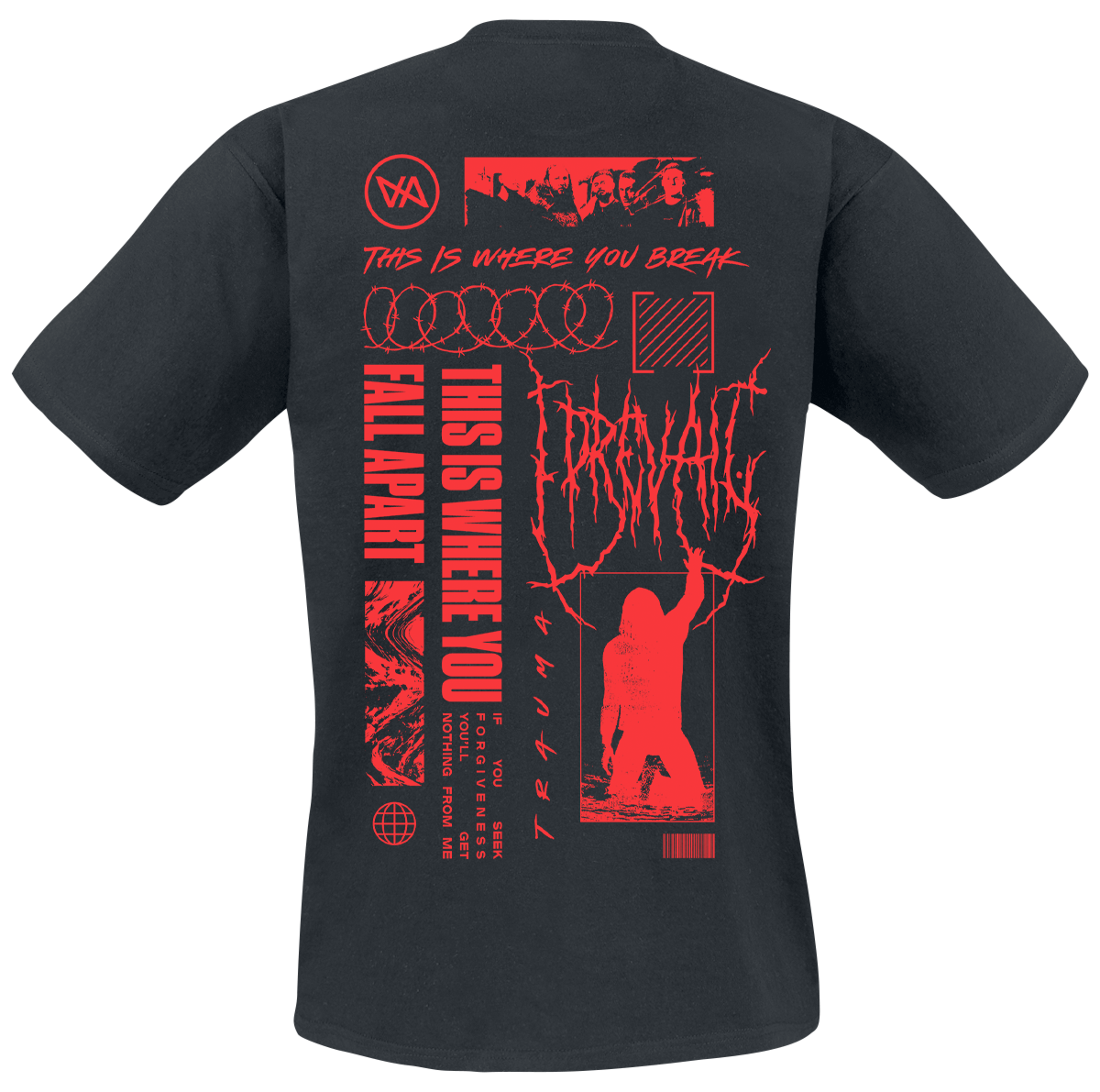 I Prevail Black Metal Collage T-Shirt black - Image 3