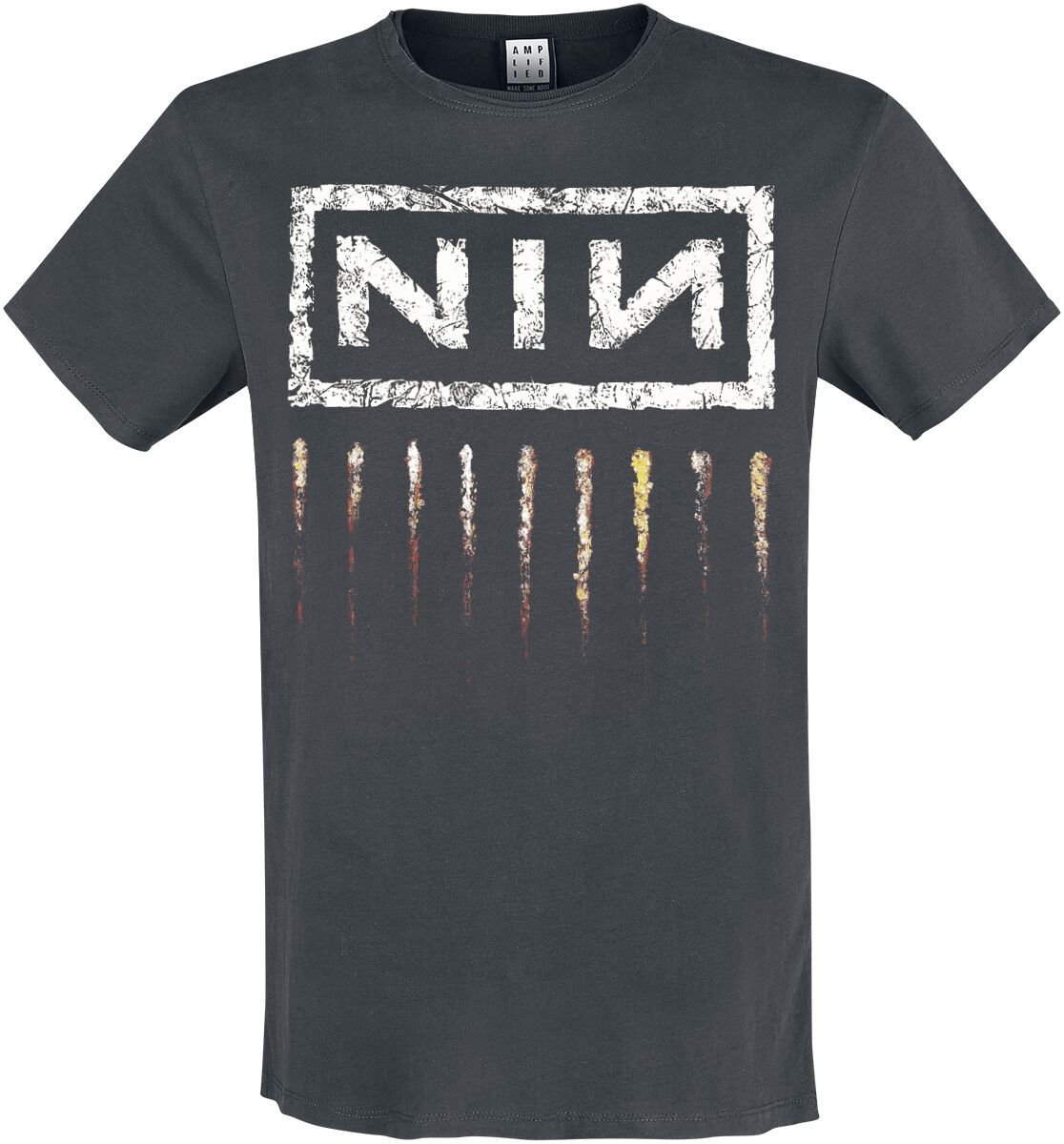 Nine Inch Nails Amplified Collection - Downward Spiral T-Shirt charcoal - Image 2
