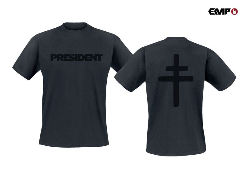 President Black Cross T-Shirt black - Image 2