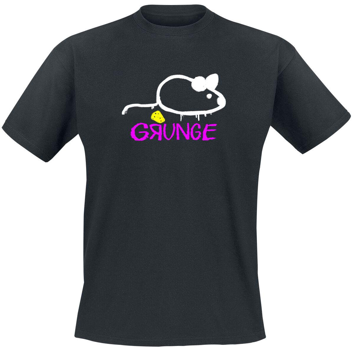 Tierisch Grunge Mouse T-Shirt black - Image 2