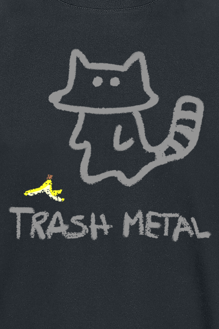 Tierisch Trash Metal T-Shirt black - Image 3