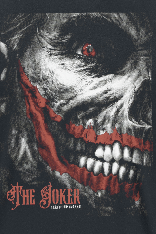 Batman The Joker - Why So Serious? T-Shirt black - Image 3