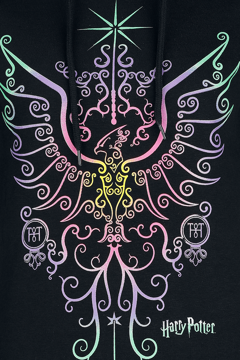 Harry Potter Phoenix Hoodie black - Image 3