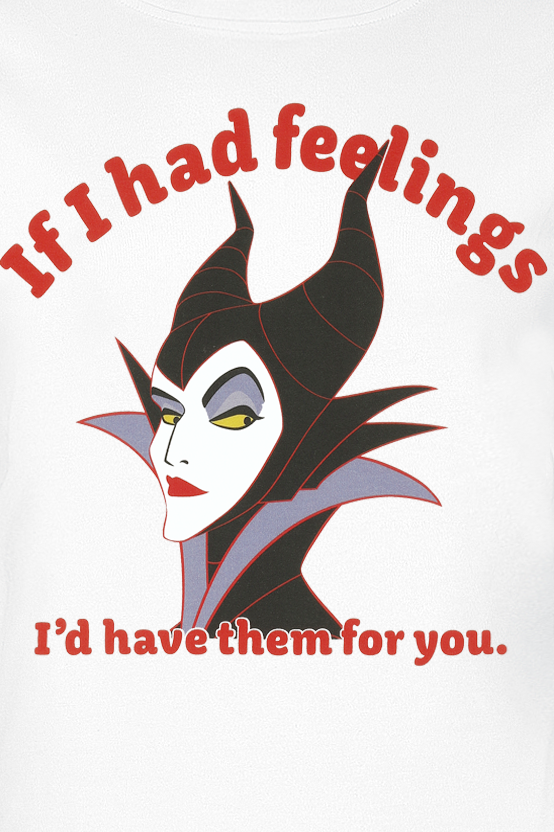 Sleeping Beauty Maleficent - If I had feelings, I'd have them for you. T-Shirt white - Image 3