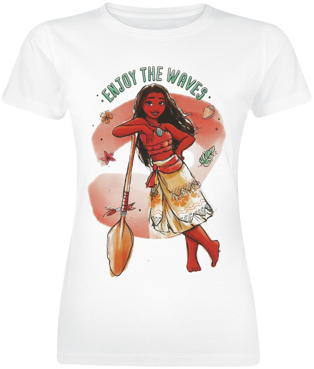 Moana Vaiana Watercolour T-Shirt white - Image 2