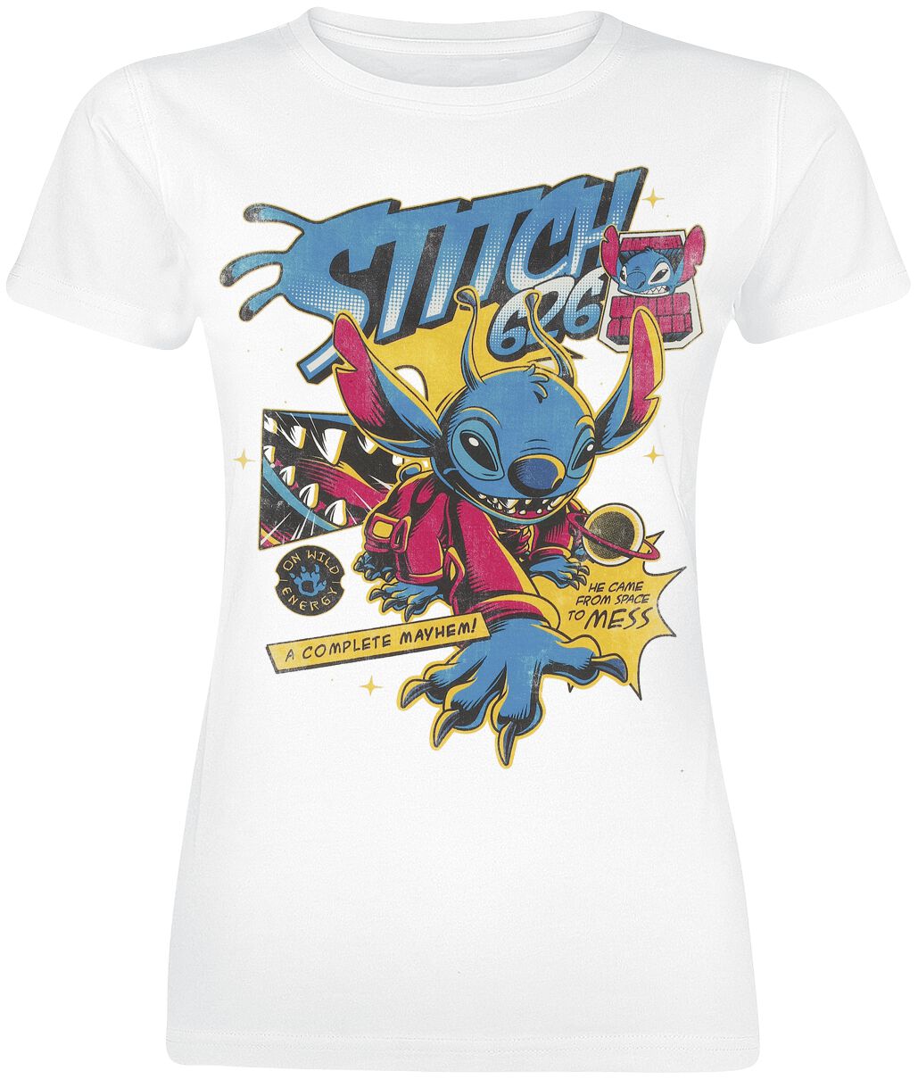 Lilo & Stitch Stitch 626 Comic T-Shirt white - Image 2