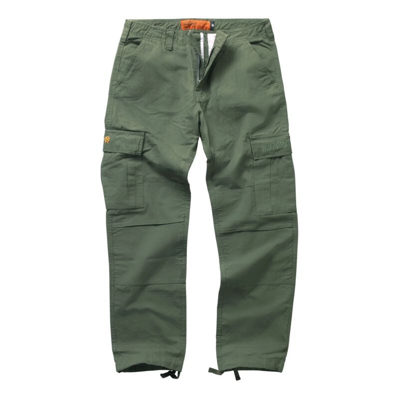 West Coast Choppers WCC CAINE RIPSTOP CARGO TROUSERS - GREEN Cargo Trousers green - Image 2