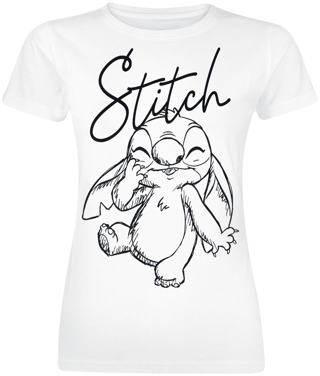 Lilo & Stitch Stitch - Sketchy Surprise T-Shirt white - Image 2