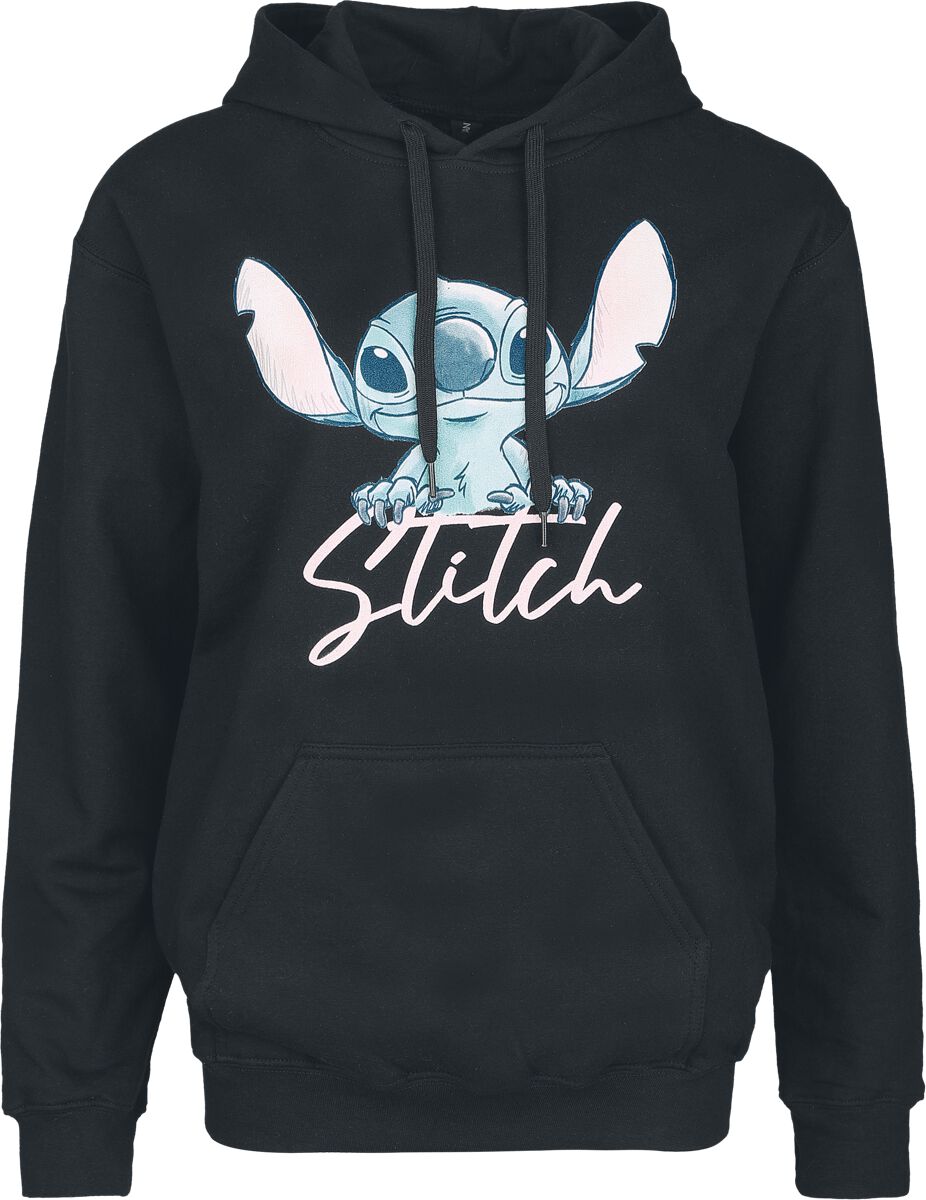 Lilo & Stitch Stitch - Watercolour Hoodie black - Image 2