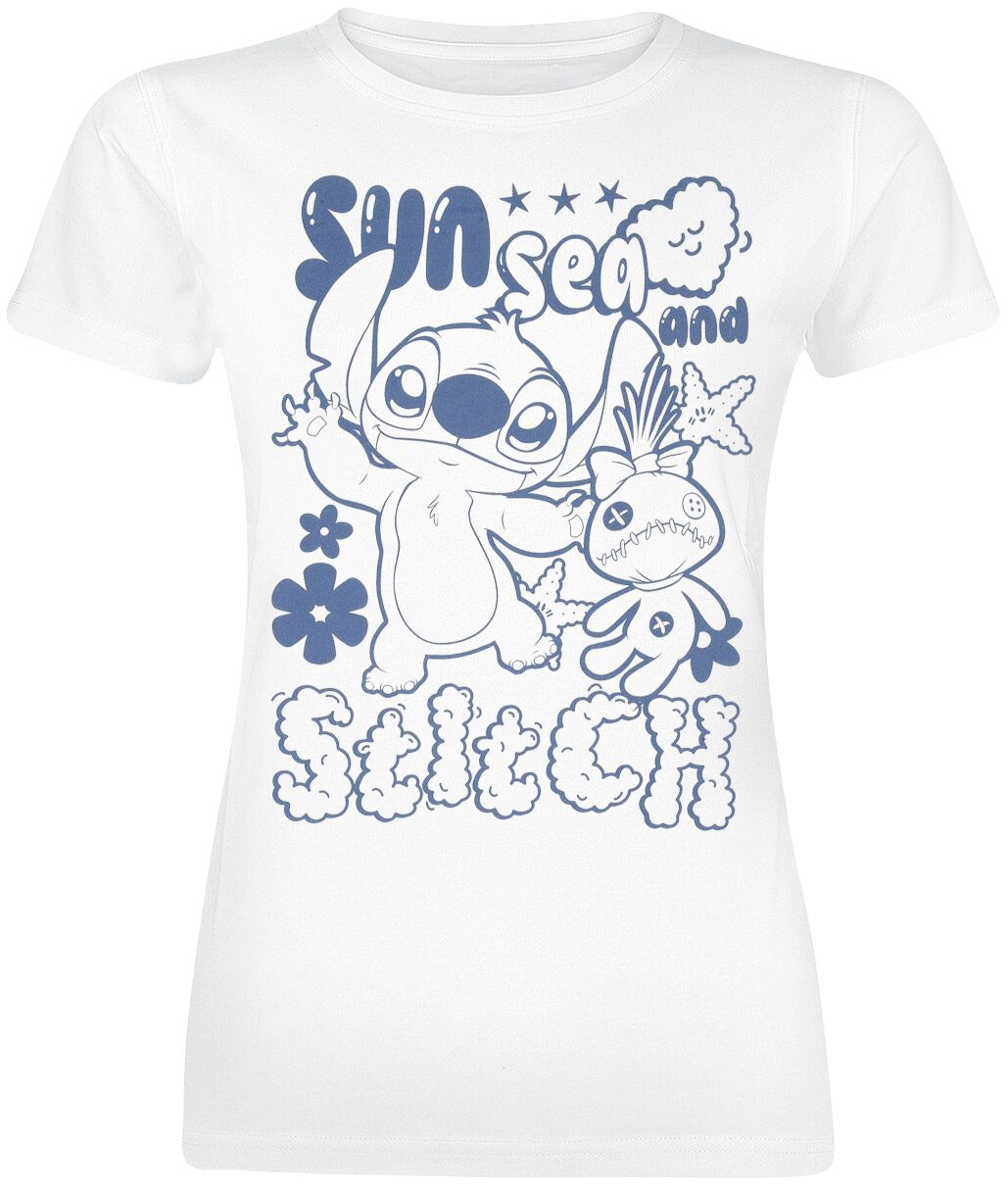 Lilo & Stitch Sun, Sea, and Stitch T-Shirt white - Image 2