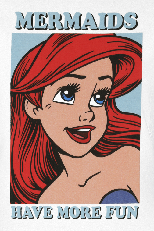 The Little Mermaid Mermaids have more fun T-Shirt white - Image 3