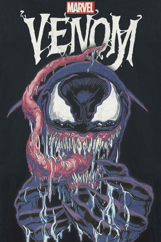 Venom (Marvel) Venom Grin Long-sleeve Shirt black - Image 3