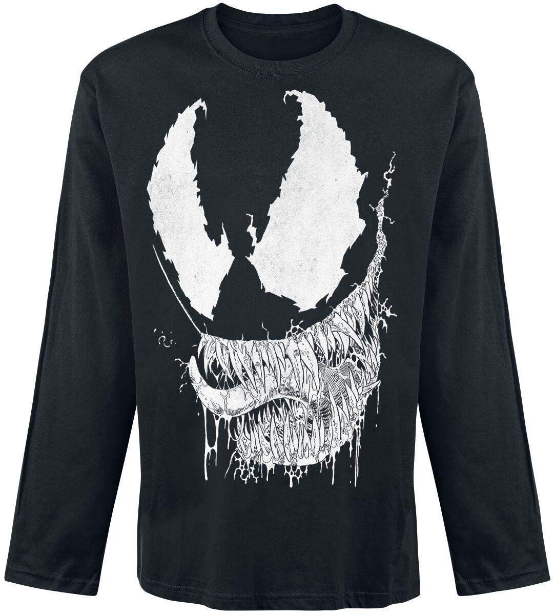 Venom (Marvel) Venom Saliva Long-sleeve Shirt black - Image 2