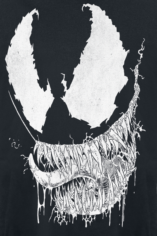 Venom (Marvel) Venom Saliva Long-sleeve Shirt black - Image 3