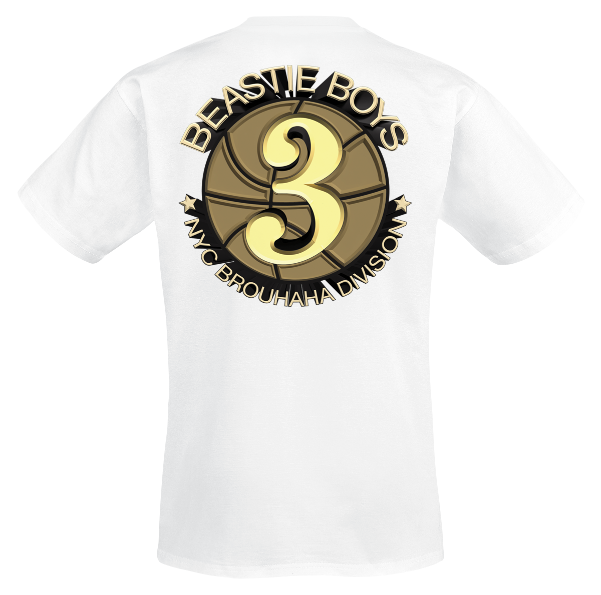 Beastie Boys NYC Brouhaha Division T-Shirt white - Image 3