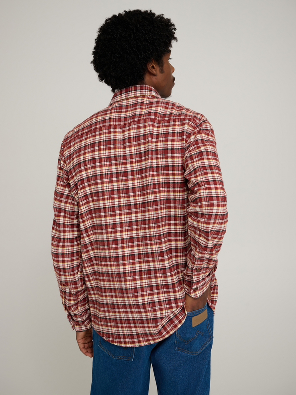 Wrangler Stranger Things Will Shirt Fired Brick Longsleeve multicolour - Image 3