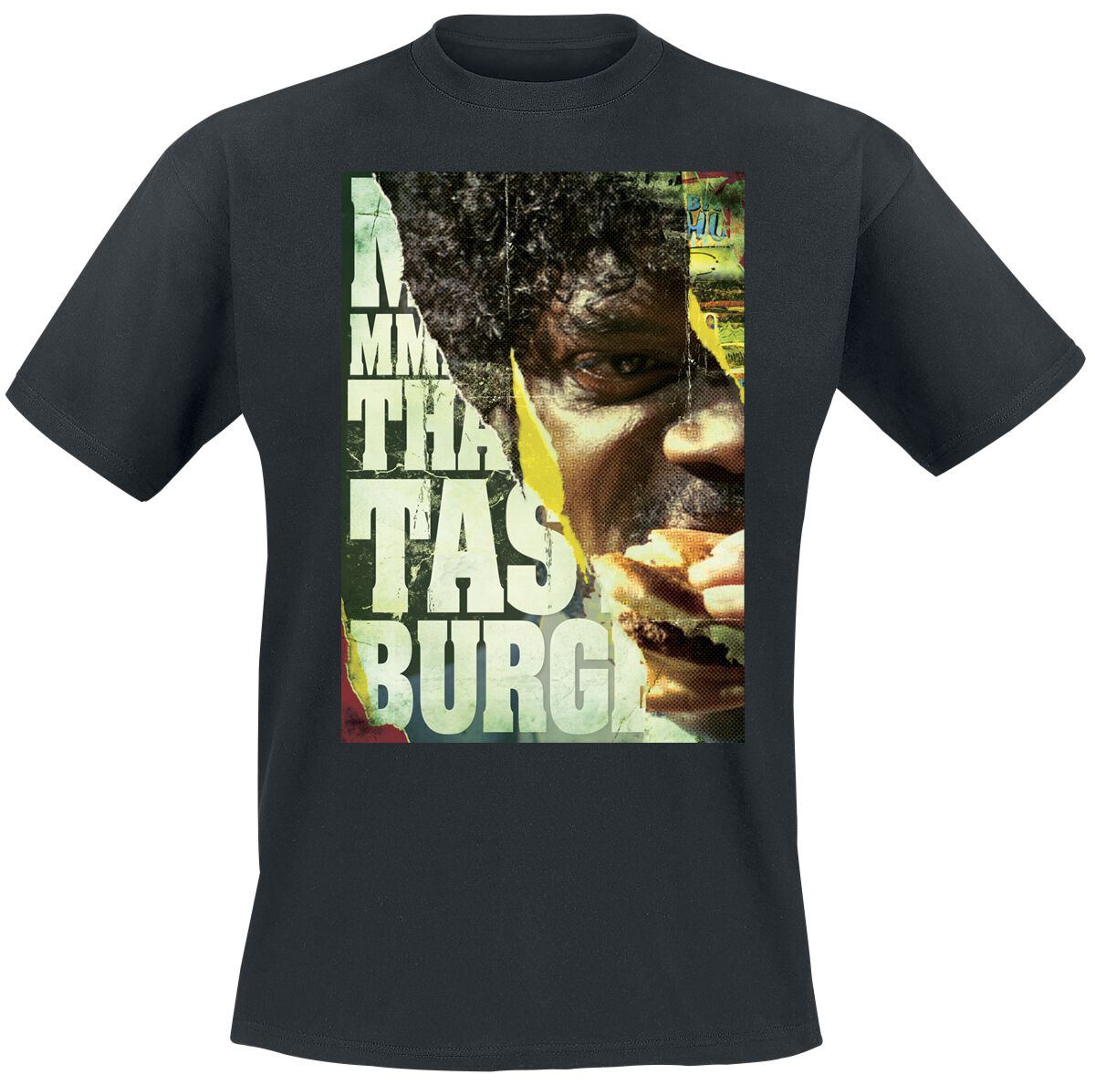 Pulp Fiction Collage Jules T-Shirt black - Image 2