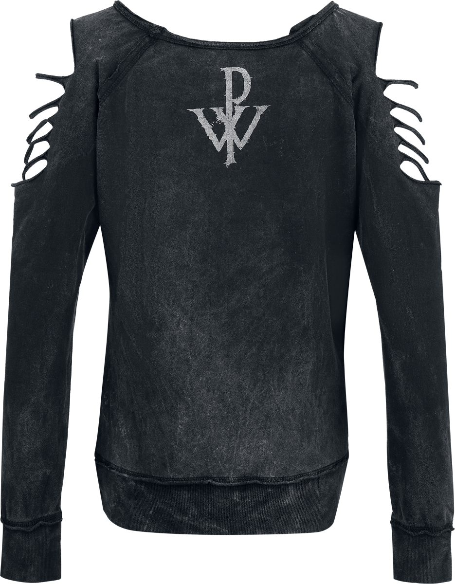 Powerwolf Triple Wolves Sweatshirt dark grey - Image 3