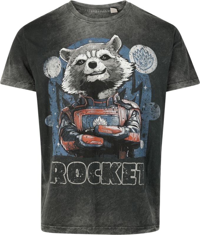 Guardians Of The Galaxy Rocket T-Shirt dark grey - Image 2