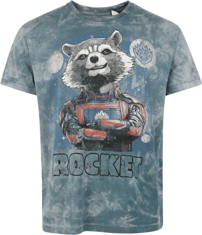 Guardians Of The Galaxy Rocket T-Shirt blue grey - Image 2