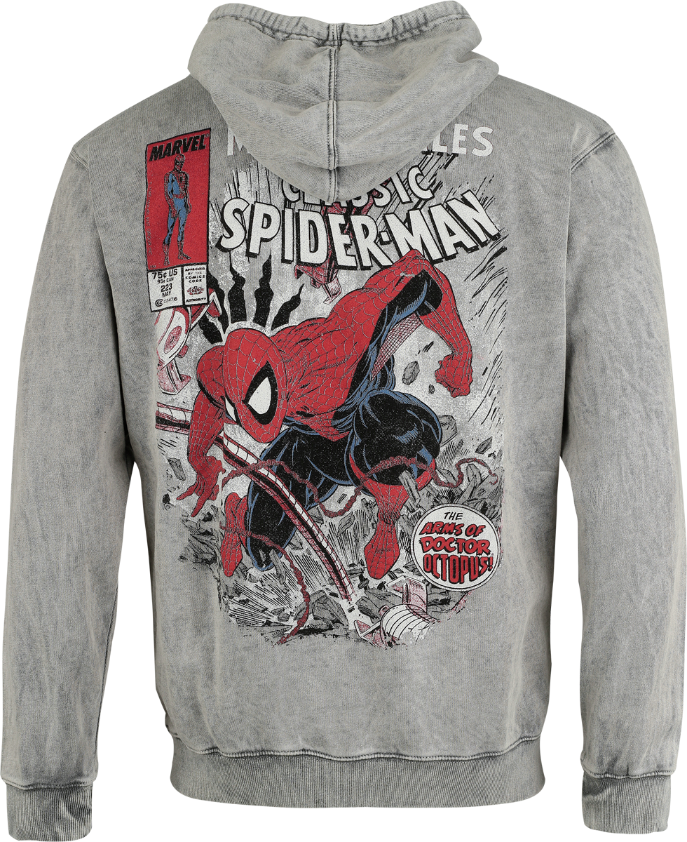 Spider-Man Classic Spider-Man Hoodie grey - Image 3