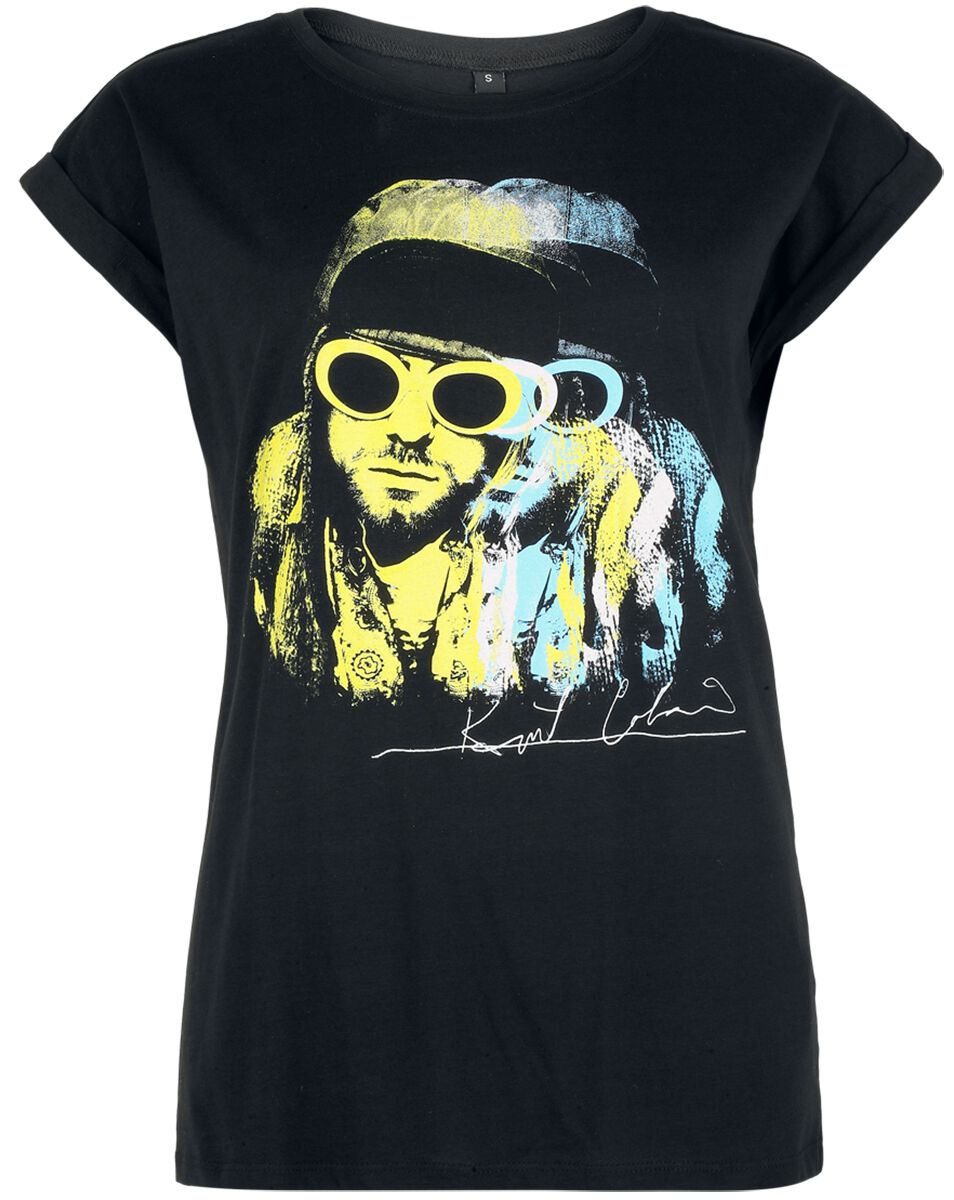 Kurt Cobain Jesse Frohmann Photo Crystals T-Shirt black - Image 2