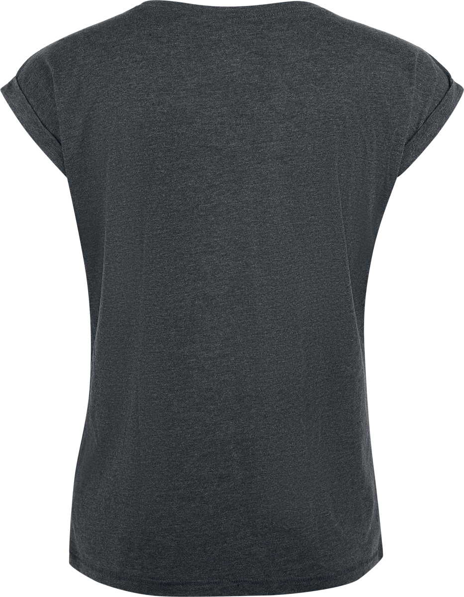 Red Hot Chili Peppers Coloured Logo Crystal T-Shirt charcoal - Image 3