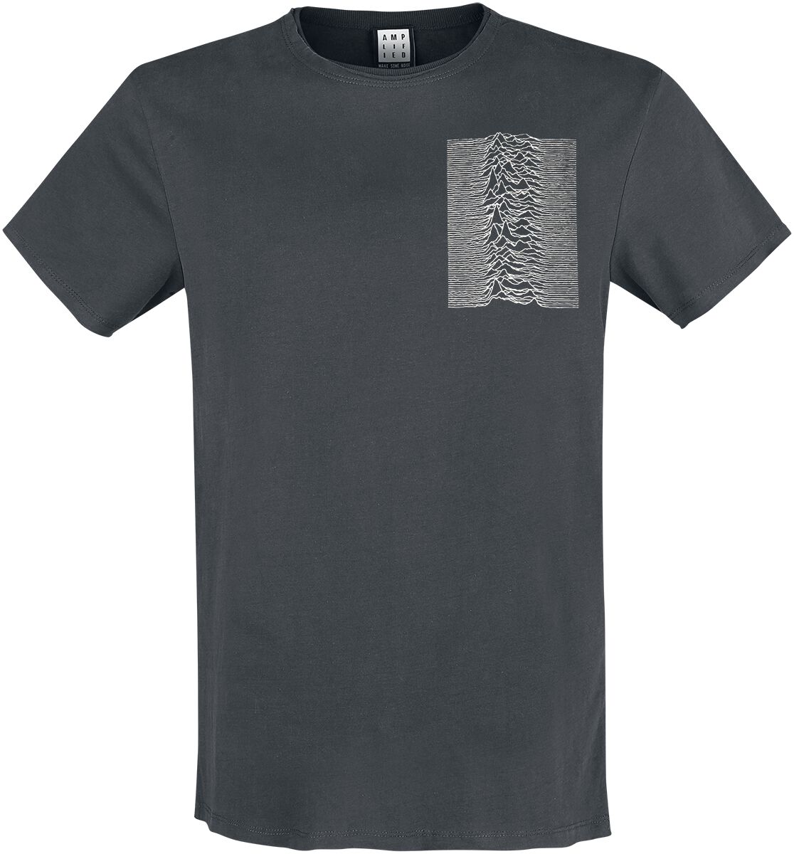 Joy Division Amplified Collection - Pulsar Pocket Tracklist T-Shirt charcoal - Image 2
