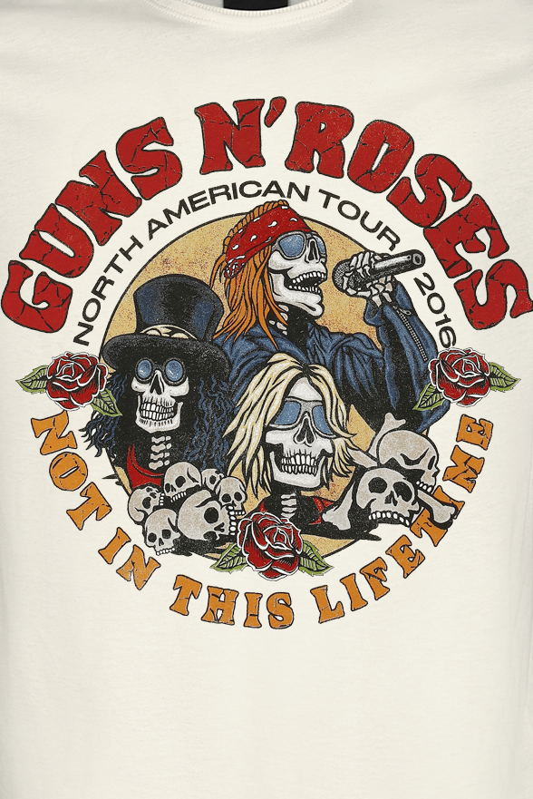 Guns N' Roses Amplified Collection - North American Tour T-Shirt off white - Image 3