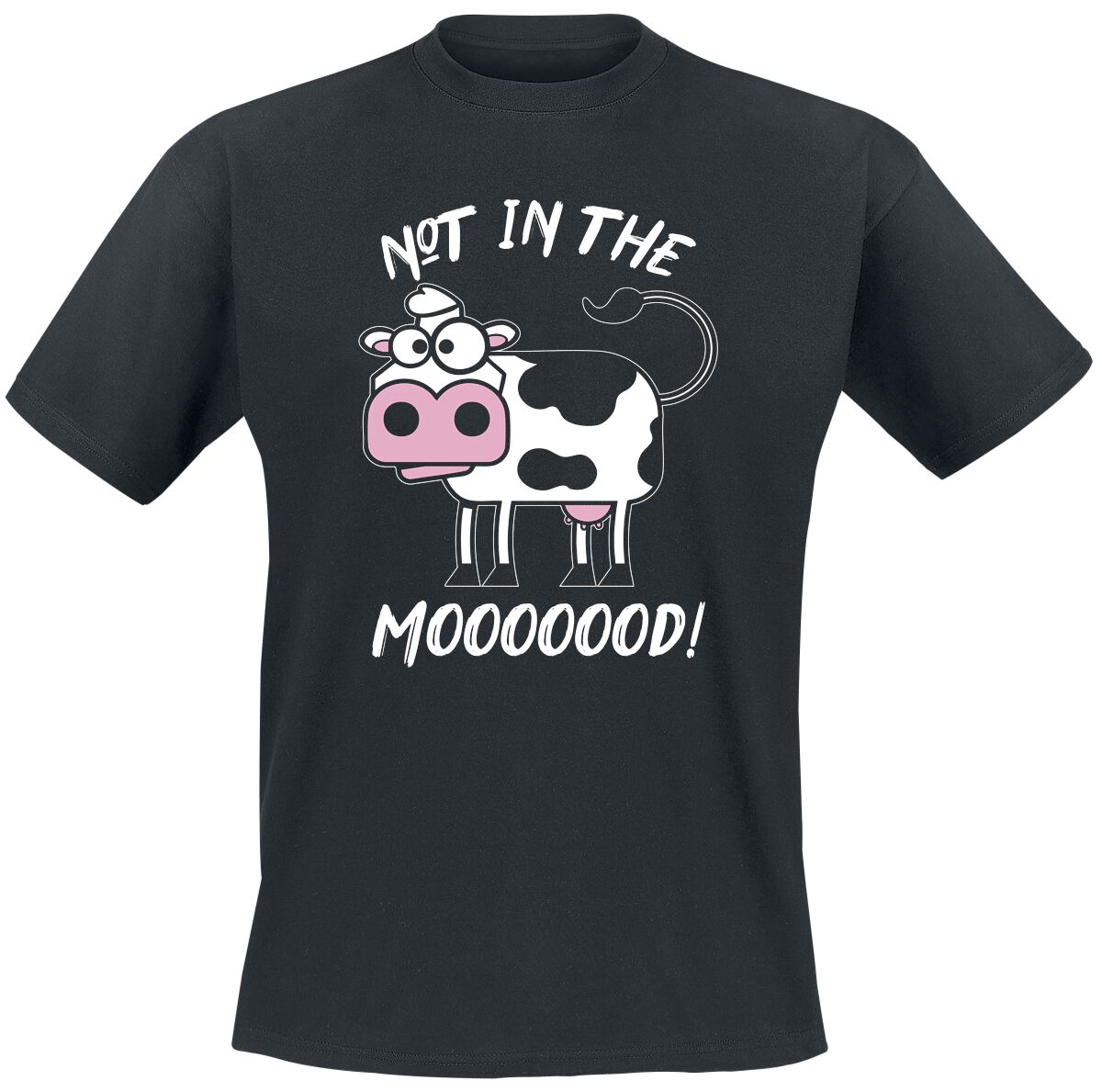 Tierisch Not in the Mooooood! T-Shirt black - Image 2