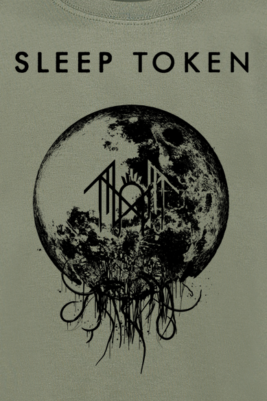 Sleep Token Back To Eden T-Shirt green - Image 3