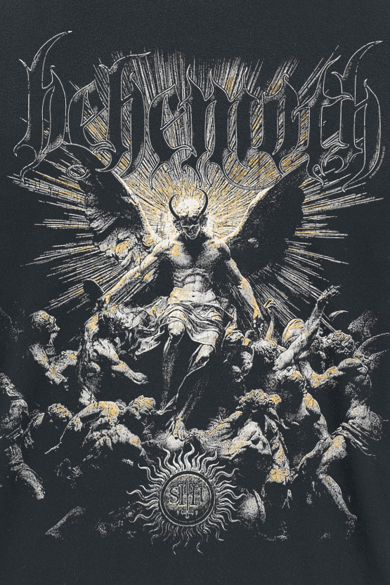 Behemoth Lucaferon - The Unholy Trinity Tour 2025 T-Shirt black - Image 3