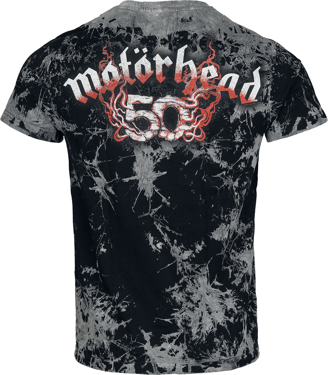 Motörhead Warpig Flames T-Shirt dark grey - Image 3
