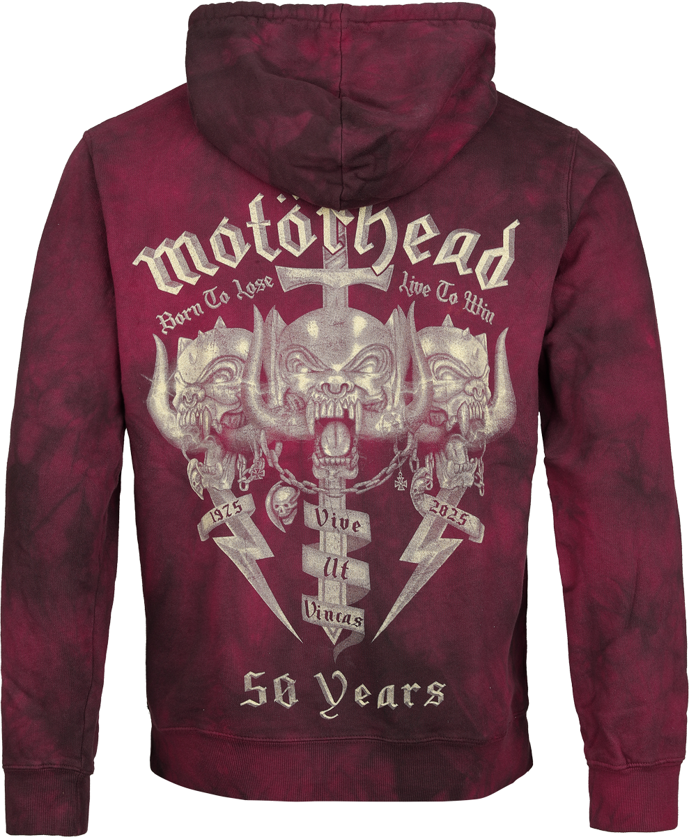 Motörhead Core 50th Hoodie red - Image 3