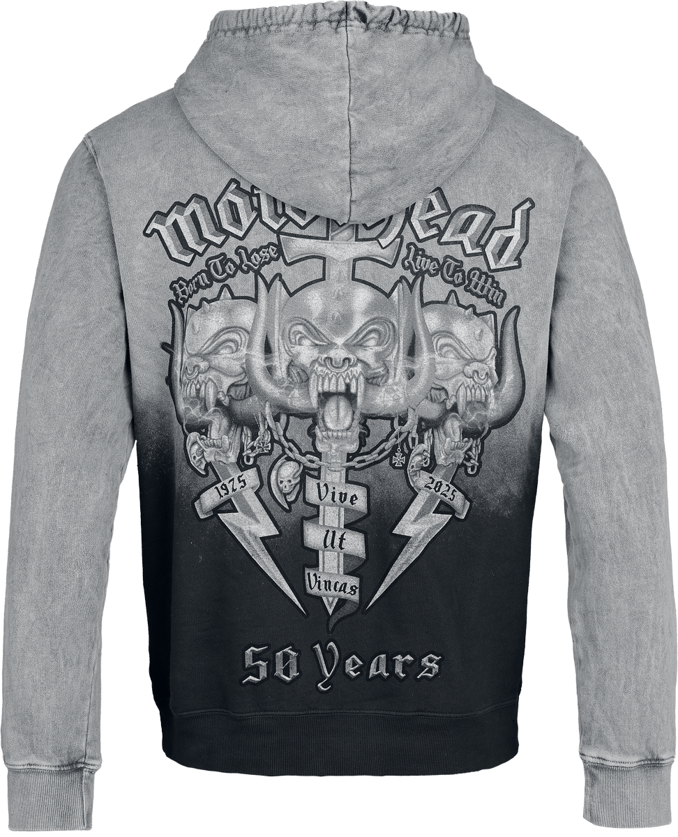 Motörhead 50 Years Hoodie grey - Image 3