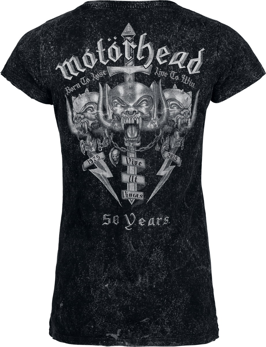 Motörhead Core 50th T-Shirt grey - Image 3