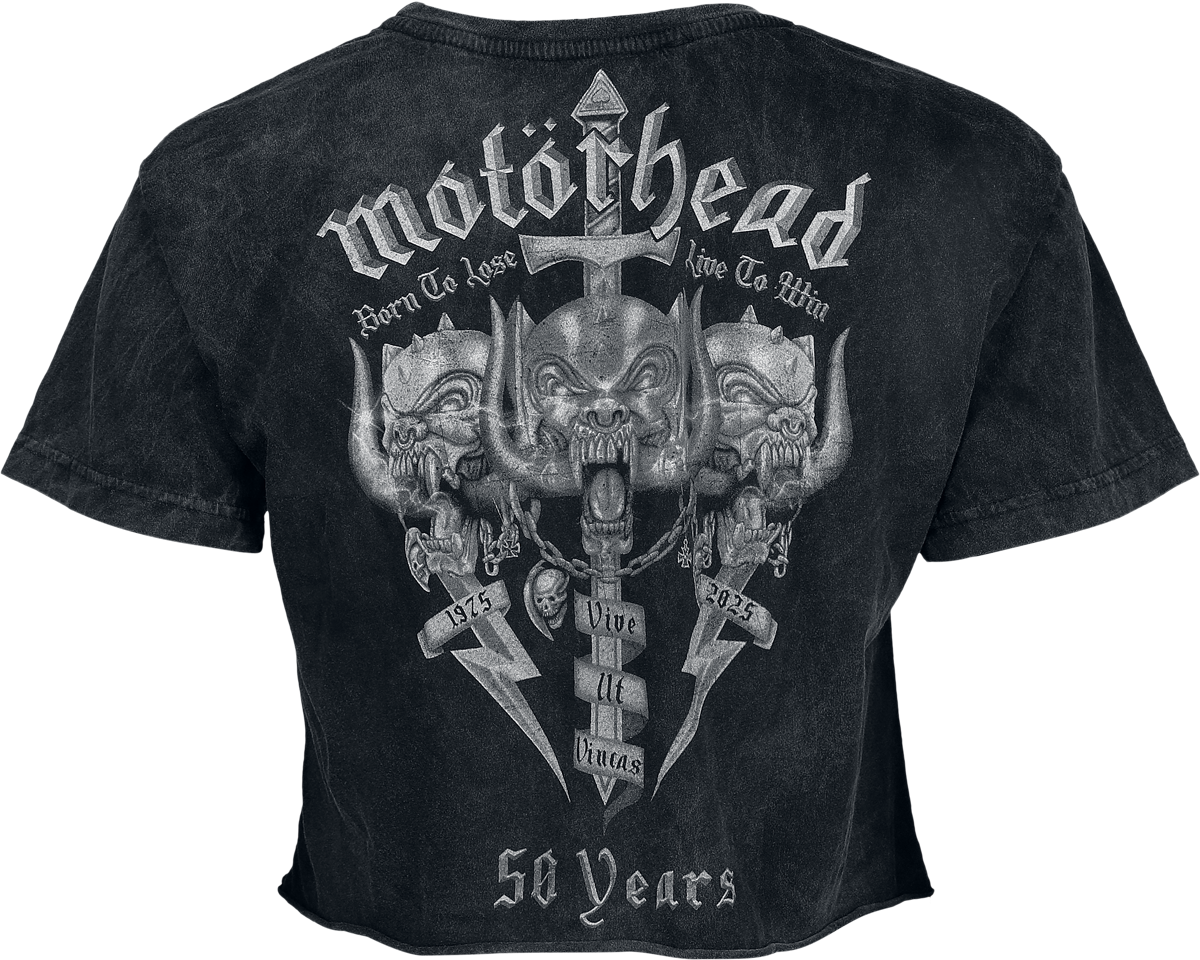 Motörhead Live To Win T-Shirt anthracite - Image 3