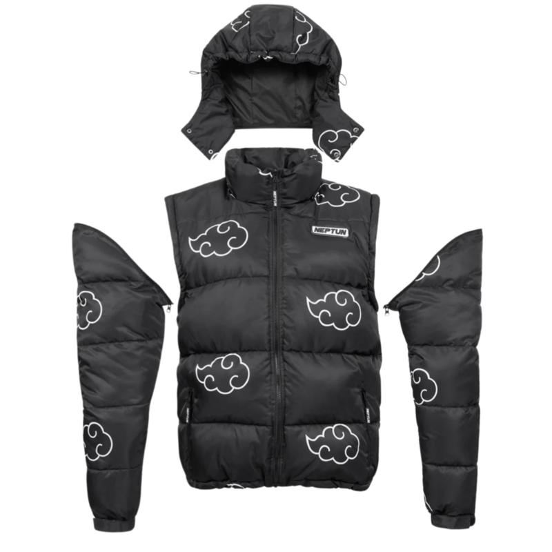 Naruto Shippuden - Akatsuki Winter Jacket black - Image 3